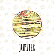 jupiter w: stars