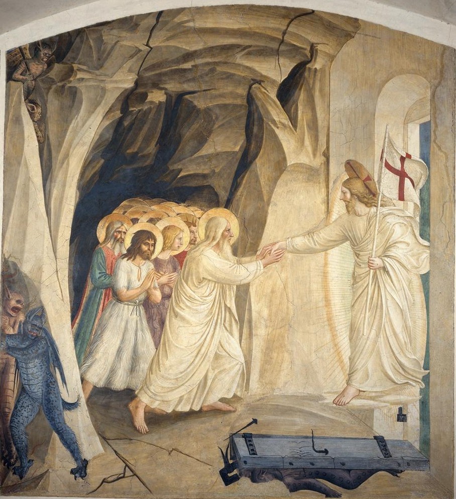 Holy Saturday, Releasing the Spirits. Fra Angelico - Christ-in-Limbo