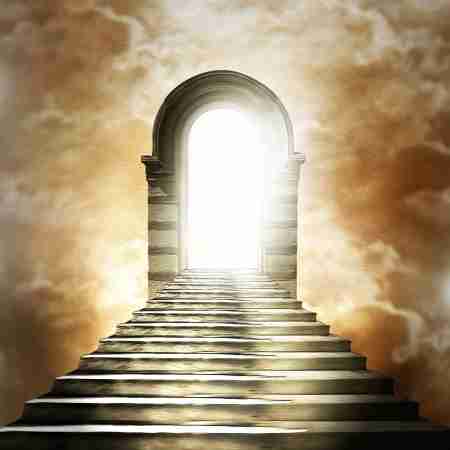 light, doorway at death