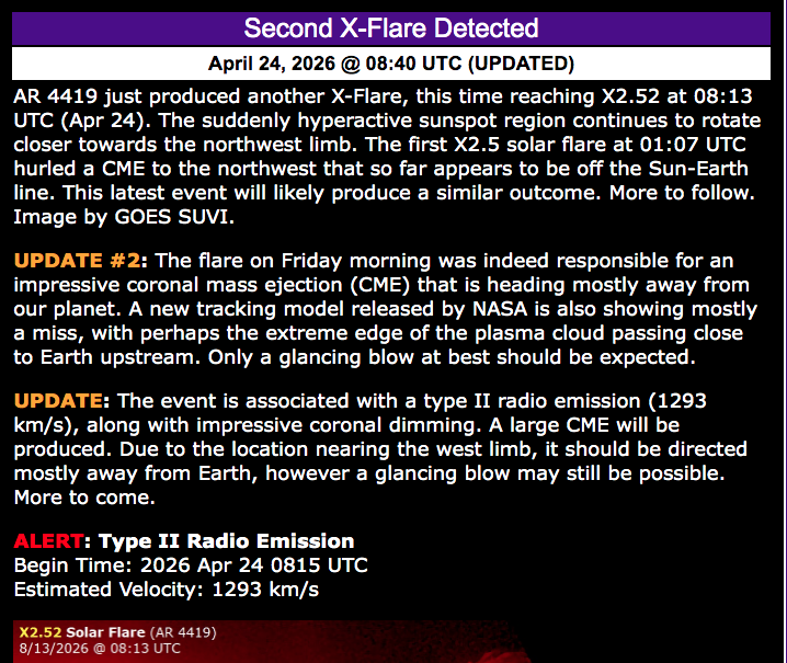 Friday, April 24, 2026- 8am
